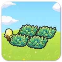 Illuminated tall grass