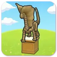 Tundra fossil display