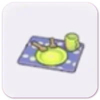 Flowery table setting