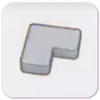 Concrete border (corner)