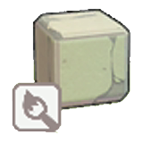 Damaged stone flooring